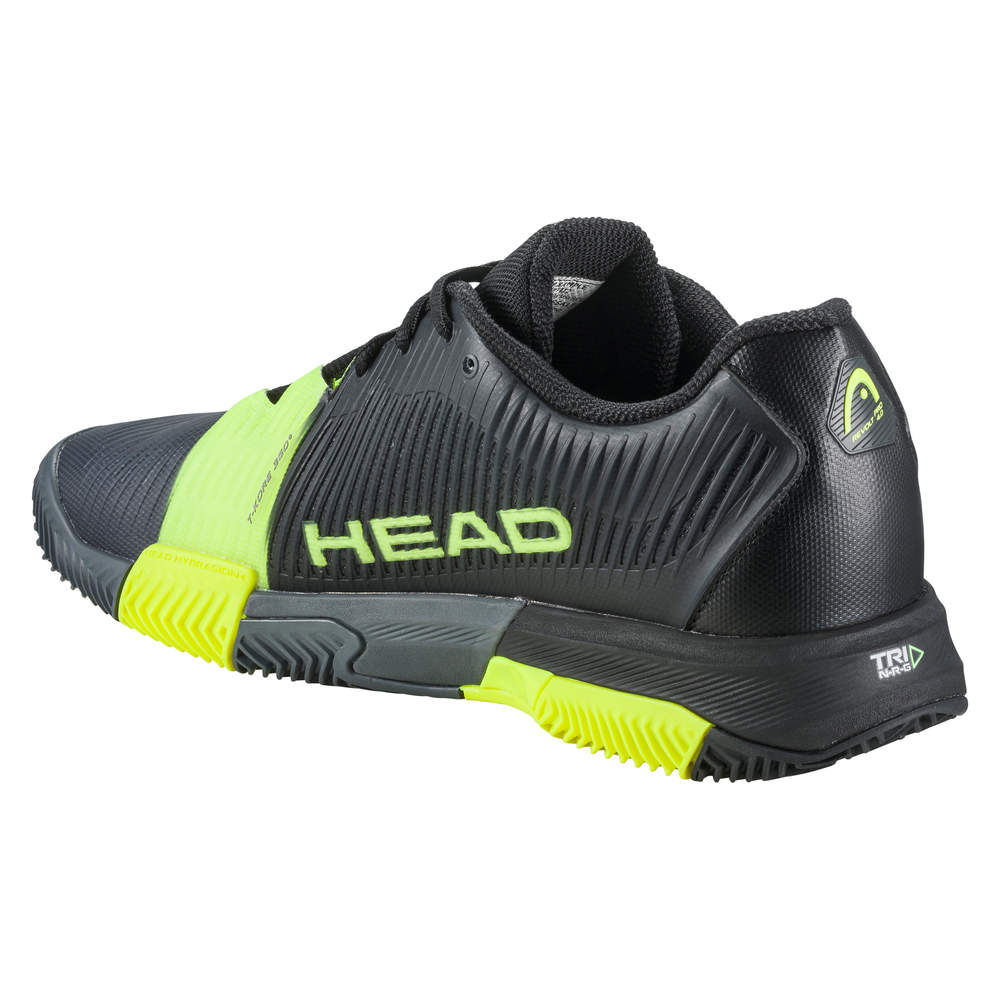 HEAD Revolt Pro 4.0 Sandplatzschuh Herren Schwarz Gelb - AZ Tennisshop