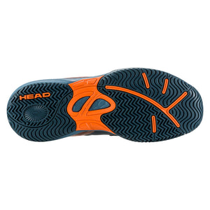 HEAD Sprint Velcro 3.0 Kinder Tennisschuhe Grau Orange - AZ Tennisshop