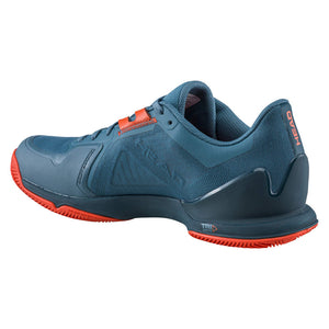 HEAD Sprint Pro 3.5 Sandplatzschuh Herren Blau Orange - AZ Tennisshop