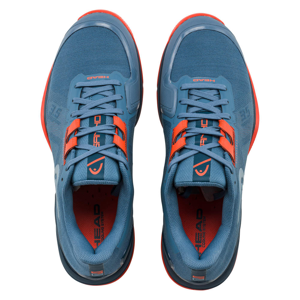 HEAD Sprint Pro 3.5 Sandplatzschuh Herren Blau Orange - AZ Tennisshop