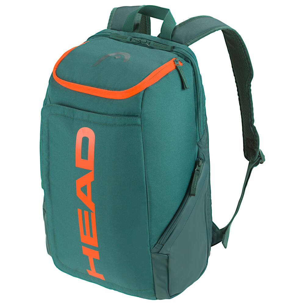 HEAD Pro Backpack 28L - Waldgrün, Orange