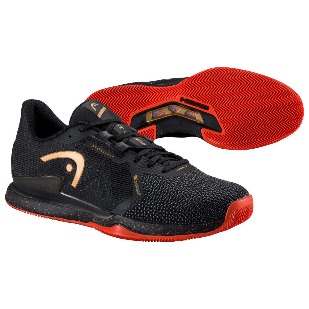 HEAD SPRINT PRO SF SANDPLATZSCHUHE HERREN - SCHWARZ