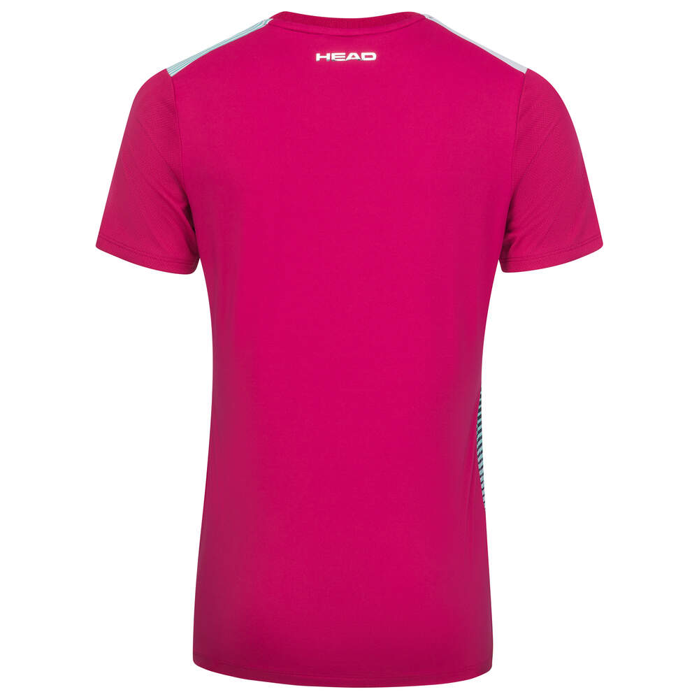 HEAD PERFORMANCE DAMEN T-SHIRT 2023 - WEISS, PINK