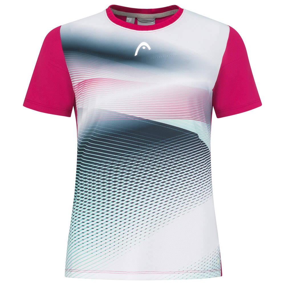 HEAD PERFORMANCE DAMEN T-SHIRT 2023 - WEISS, PINK