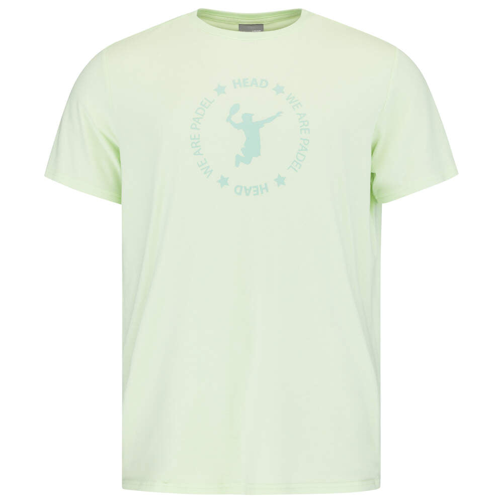 HEAD WE ARE PADEL HERREN T-SHIRT - LIME