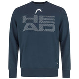 HEAD RALLY HERREN SWEATSHIRT - DUNKELBLAU