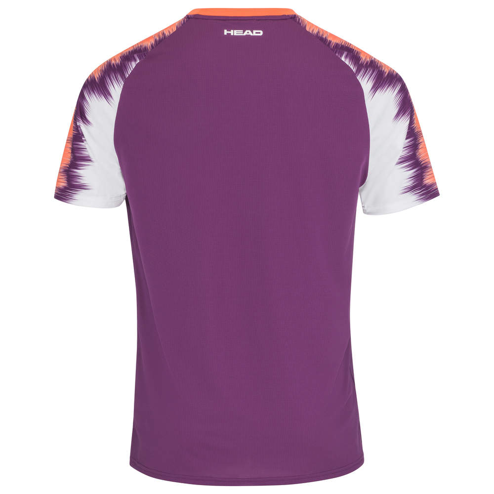 HEAD TOPSPIN HERREN T-SHIRT 2023 - VIOLETT