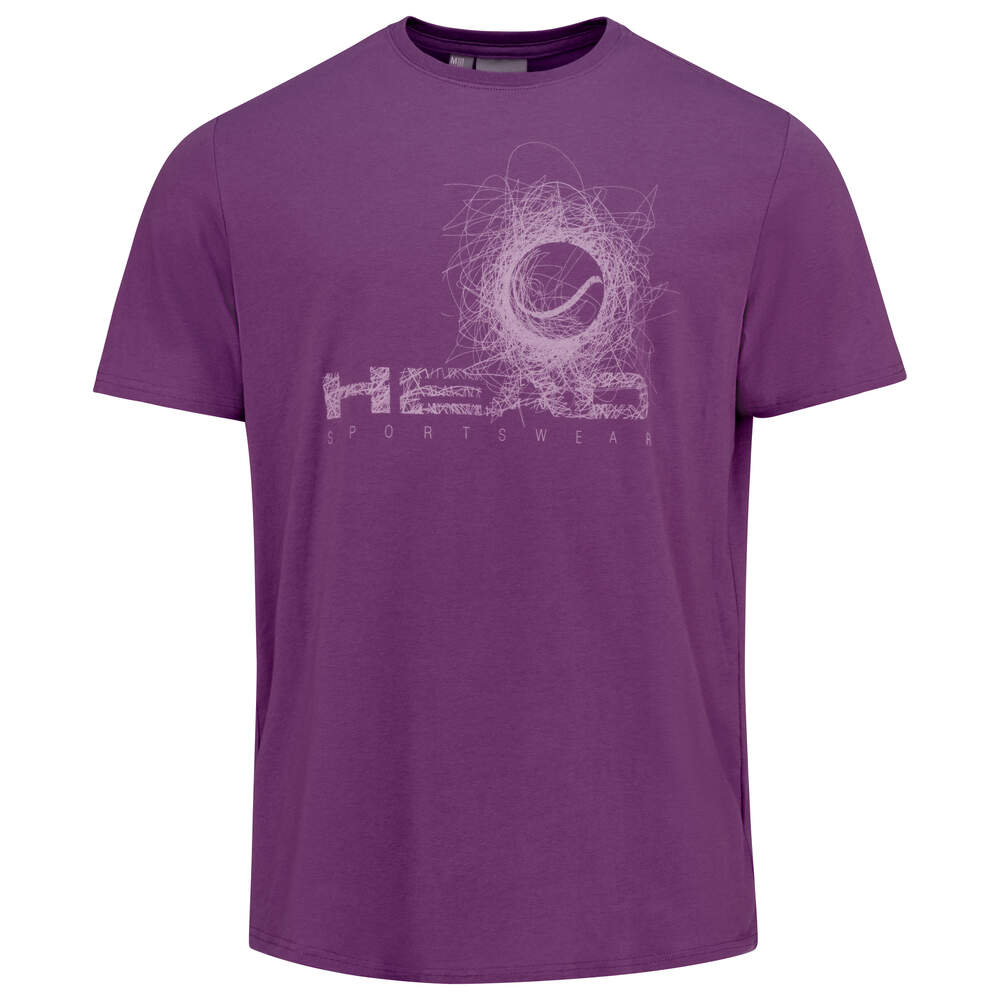 HEAD VISION HERREN T-SHIRT 2023 - VIOLETT