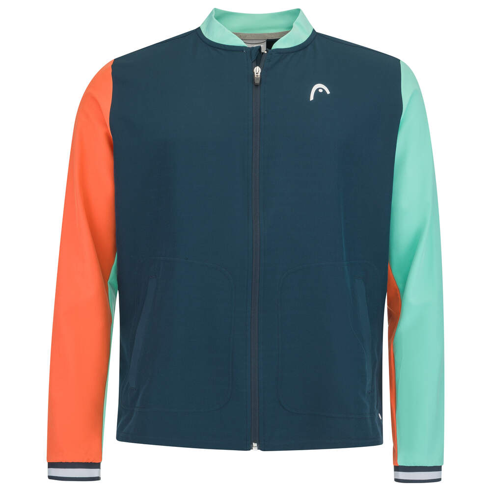HEAD BREAKER HERREN JACKE 2023 - DUNKELBLAU, MINT, ORANGE