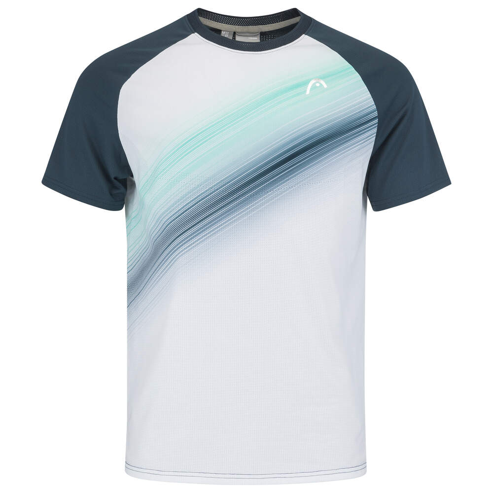 HEAD TOPSPIN BUBEN SHIRT - WEISS, DUNKELBLAU