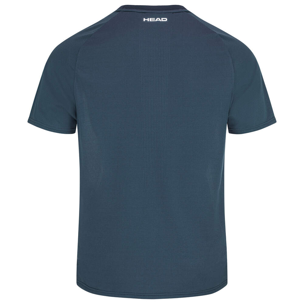 HEAD TOPSPIN BUBEN SHIRT - WEISS, DUNKELBLAU