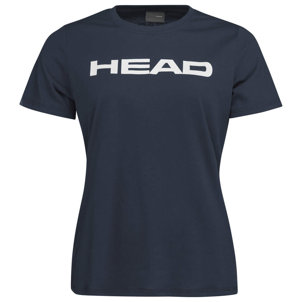 HEAD CLUB BASIC DAMEN T-SHIRT - DUNKELBLAU