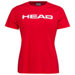 HEAD CLUB BASIC DAMEN T-SHIRT - ROT