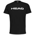 HEAD CLUB BASIC KINDER T-SHIRT - SCHWARZ