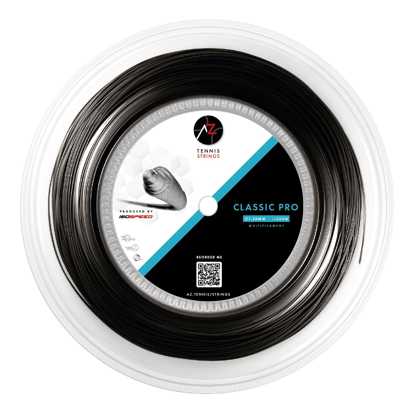 AZ TENNIS CLASSIC PRO TENNISSAITE - 200M ROLLE