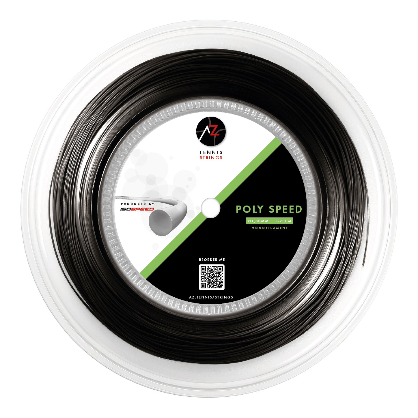 AZ TENNIS POLY SPEED TENNISSAITE - 200M ROLLE
