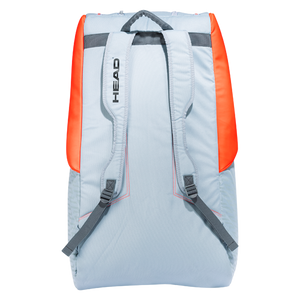 HEAD Radical 12R Monstercombi Schlägertasche Grau Orange - AZ Tennisshop