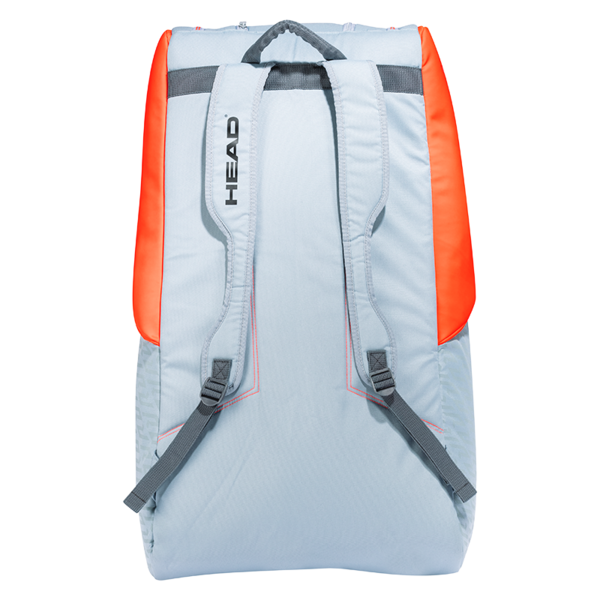HEAD Radical 12R Monstercombi Schlägertasche Grau Orange - AZ Tennisshop